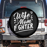 Wife Mom Melanoma Fighter Spare Tire Cover Family Support Strong And Fearless