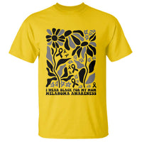 I Wear Black For My Mom T Shirt Melanoma Support Squad