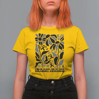 I Wear Black For My Mom T Shirt For Women Melanoma Support Squad