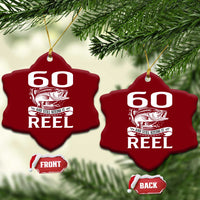 Still Keeping It Reel At 60 Ceramic Ornament Fisherman Birthday Gift