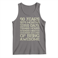 90 Years Of Being Awesome Tank Top 90th Birthday Gift Idea