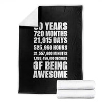 Cheers To 60 Years Birthday Throw Blanket Sixty Years Of Awesome