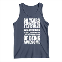 Cheers To 60 Years Birthday Tank Top Sixty Years Of Awesome