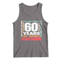 Retro 60 Years Of Being Awesome Tank Top 60th Birthday Gift Idea