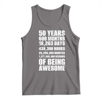 50 Years Of Being Awesome Tank Top 50th Birthday Gift Idea