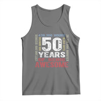 Vintage 50 Years Of Being Awesome Tank Top 50th Birthday Legend Gift Idea