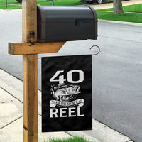 Still Keeping It Reel At 40 Garden Flag Fisherman Birthday Gift