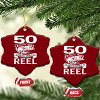 Still Keeping It Reel At 50 Ceramic Ornament Fisherman Birthday Gift
