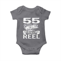 Still Keeping It Reel At 55 Baby Onesie Fisherman Birthday Gift