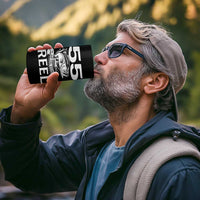 Still Keeping It Reel At 55 4 in 1 Can Cooler Tumbler Fisherman Birthday Gift