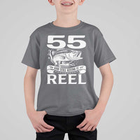 Still Keeping It Reel At 55 T Shirt For Kid Fisherman Birthday Gift