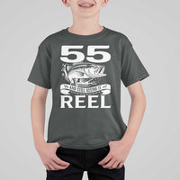 Still Keeping It Reel At 55 T Shirt For Kid Fisherman Birthday Gift