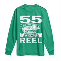 Still Keeping It Reel At 55 Long Sleeve Shirt Fisherman Birthday Gift