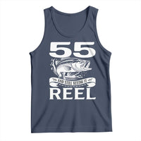 Still Keeping It Reel At 55 Tank Top Fisherman Birthday Gift