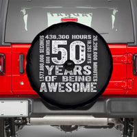 Funny 50th Birthday Gift Spare Tire Cover 50 Years Of Being Awesome