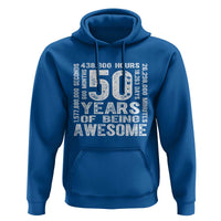 Funny 50th Birthday Gift Hoodie 50 Years Of Being Awesome