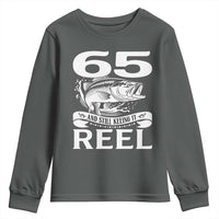 Still Keeping It Reel At 65 Youth Sweatshirt Fisherman Birthday Gift