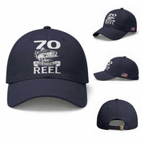 Still Keeping It Reel At 70 Baseball Cap Fisherman Birthday Gift