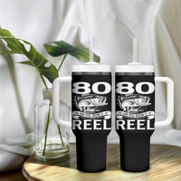 Still Keeping It Reel At 80 Tumbler With Handle Fisherman Birthday Gift