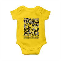 Melanoma Awareness Baby Onesie I Wear Black For Myself Skin Cancer Survivor
