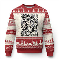 Melanoma Awareness Ugly Christmas Sweater I Wear Black For Myself Skin Cancer Survivor
