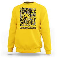 Melanoma Awareness Sweatshirt I Wear Black For Myself Skin Cancer Survivor