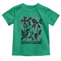 Melanoma Awareness Toddler T Shirt I Wear Black For Myself Skin Cancer Survivor