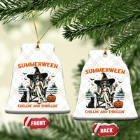 Witchy Beach Summerween Vacation Ceramic Ornament Chillin And Thrillin