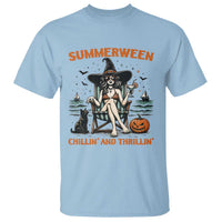 Witchy Beach Summerween Vacation T Shirt Chillin And Thrillin