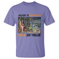 Welcome To Summerween Chillin And Thrillin T Shirt Funny Summer Halloween
