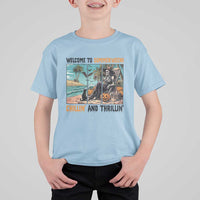 Welcome To Summerween Chillin And Thrillin T Shirt For Kid Spooky Beach Party Gift