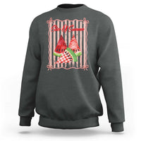 Striped Watermelon Beach Vibes Graphic Sweatshirt Slice Of Summer