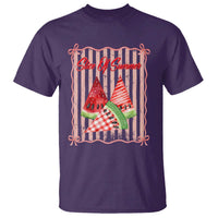Striped Watermelon Beach Vibes Graphic T Shirt Slice Of Summer
