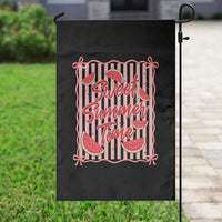 Striped Watermelon Beach Vibes Graphic Garden Flag Sweet Summer Time
