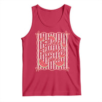 Striped Watermelon Beach Vibes Graphic Tank Top Sweet Summer Time