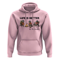 Funny Camping Raccoon Hoodie Life Is Better By The Campfire