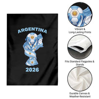 Proud Argentina Soccer 2026 Garden Flag World Football Fan Gift