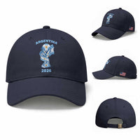 Proud Argentina Soccer 2026 Baseball Cap World Football Fan Gift