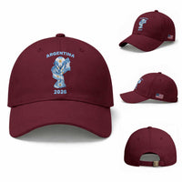 Proud Argentina Soccer 2026 Baseball Cap World Football Fan Gift