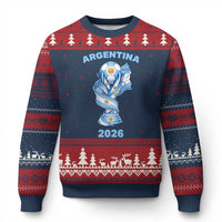 Proud Argentina Soccer 2026 Ugly Christmas Sweater World Football Fan Gift