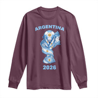 Proud Argentina Soccer 2026 Long Sleeve Shirt World Football Fan Gift