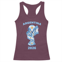 Proud Argentina Soccer 2026 Racerback Tank Top World Football Fan Gift