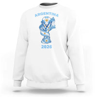 Proud Argentina Soccer 2026 Sweatshirt World Football Fan Gift