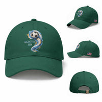 Argentina 2026 Soccer Fan Baseball Cap Proud Football Flag Supporter
