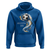 Argentina 2026 Soccer Fan Hoodie Proud Football Flag Supporter