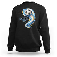 Argentina 2026 Soccer Fan Sweatshirt Proud Football Flag Supporter