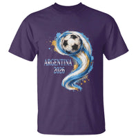 Argentina 2026 Soccer Fan T Shirt Proud Football Flag Supporter