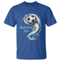 Argentina 2026 Soccer Fan T Shirt Proud Football Flag Supporter