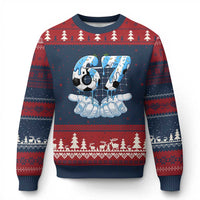Funny Argentina Six Seven Football Meme Ugly Christmas Sweater Gen Alpha Soccer Fan
