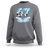 Funny Argentina Six Seven Football Meme Sweatshirt Gen Alpha Soccer Fan